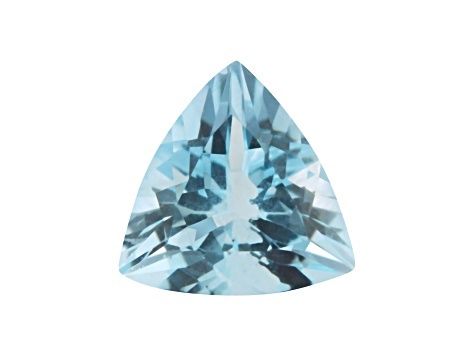 Aquamarine 6mm Trillion 0.62ct (N) Heated Faceted Origin Brazil