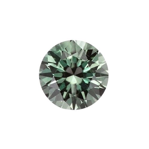 Bluish Green Sapphire - Round 0.87 Ct.