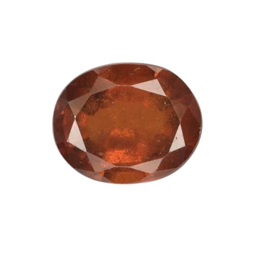 2.27ct Natural Dark Orange Hessonite Garnet, Oval, VS-SI