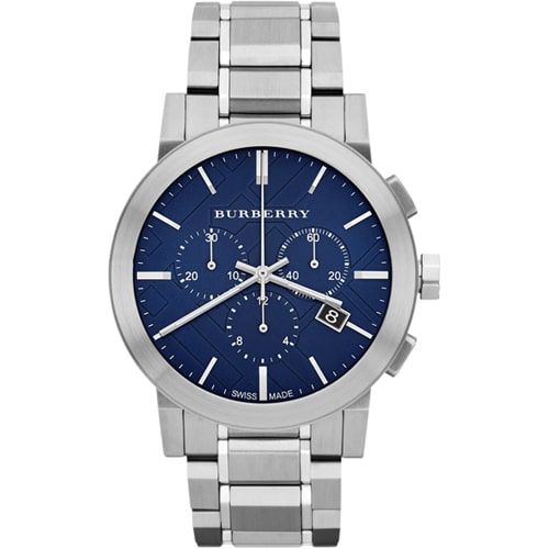 Burberry Men&#39;s Watch Chronograph The City 42mm Blue