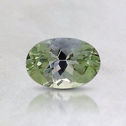 6x4.2mm Unheated Parti-Color Oval Tanzanite