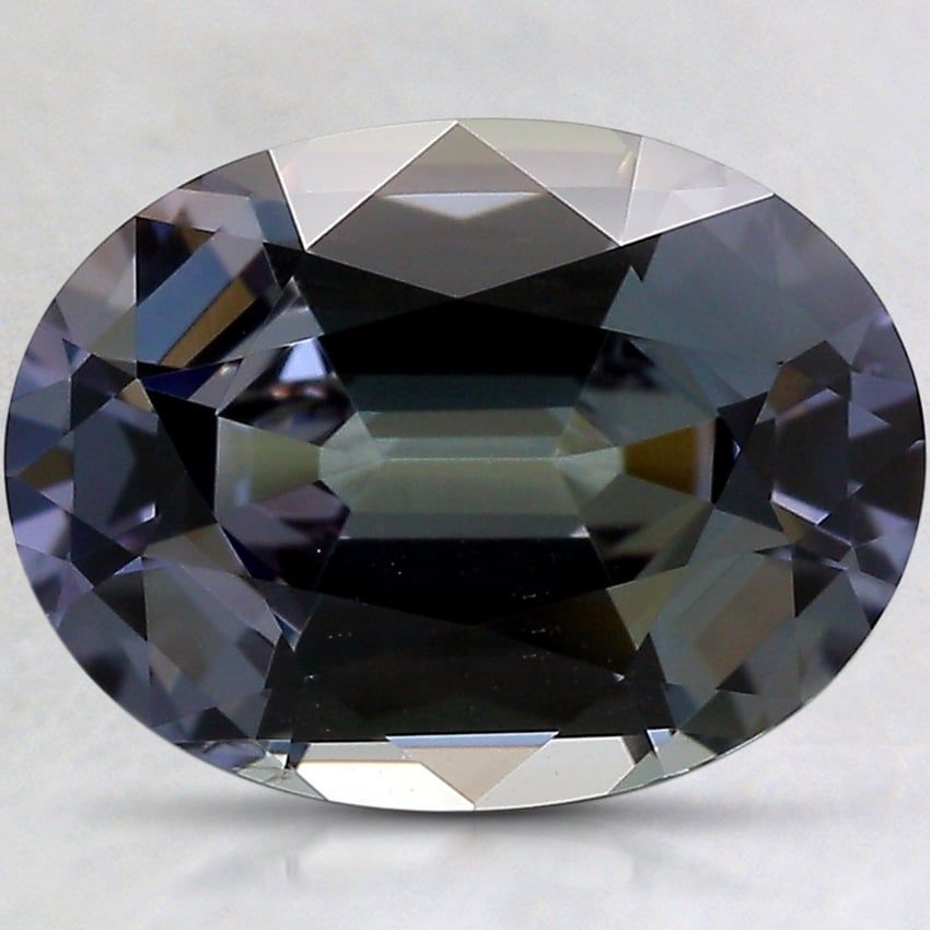 12.3x9.2mm Unheated Parti-Color Oval Tanzanite