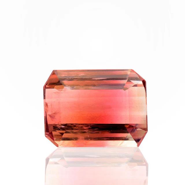 4.56 Carats Bi-Color Natural Tourmaline Gemstone | 11mm x 8mm