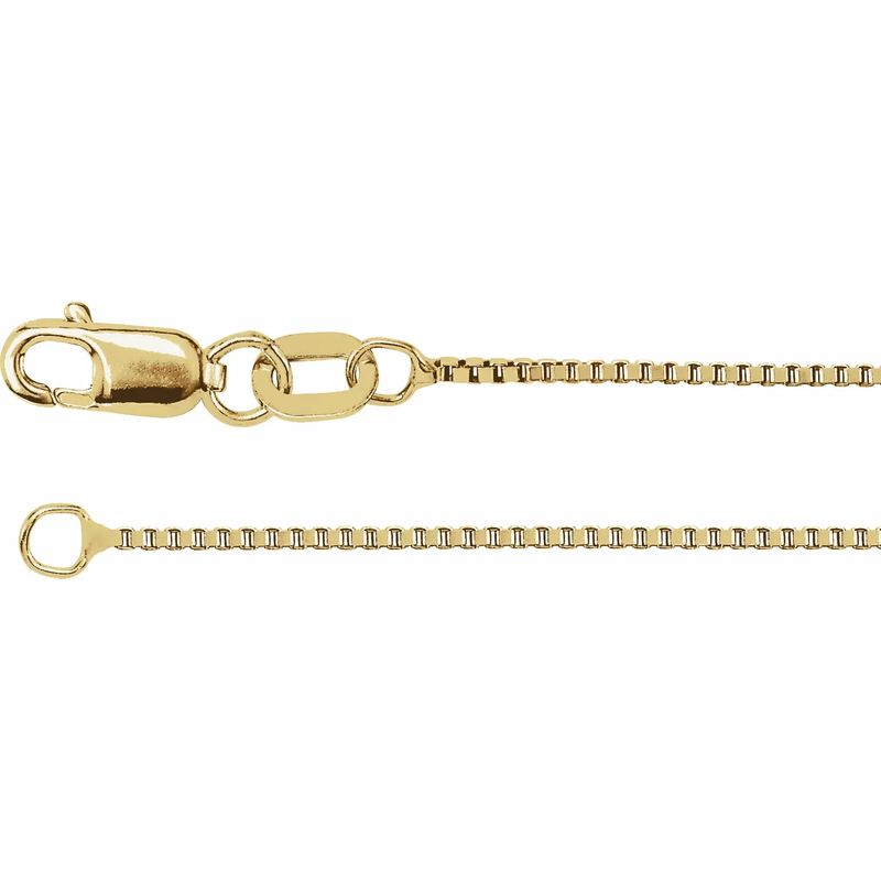 14K Yellow Opal &amp; Diamond Pendant with a14K Yellow .75 mm Box 18" Chain