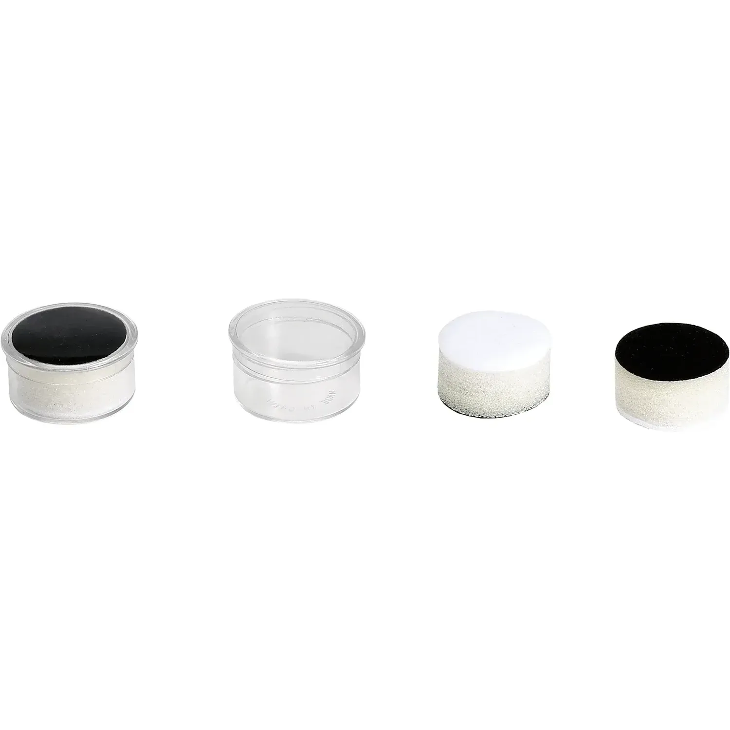 Clear Acrylic Gem Container with Reversible Black/White Insert (Pack of 12) goes with  Item W-100000-T