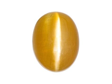 Fire Opal Cat's Eye 8x6mm Oval 1.35ct Untreated Origin Tanzania