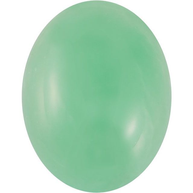 8 x 6 mm Oval Cabochon Chrysoprase