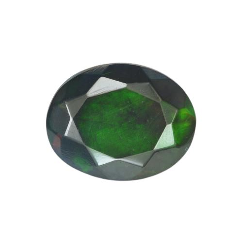 1.29 ct Oval Cut Black Opal, 9.3 x 7.2 mm From Ethiopia