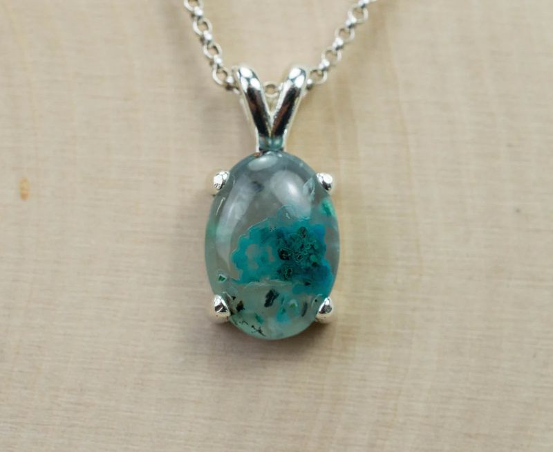 Aquadite Pendant; Genuine Untreated Indonesia Aquadite™; 4.080cts