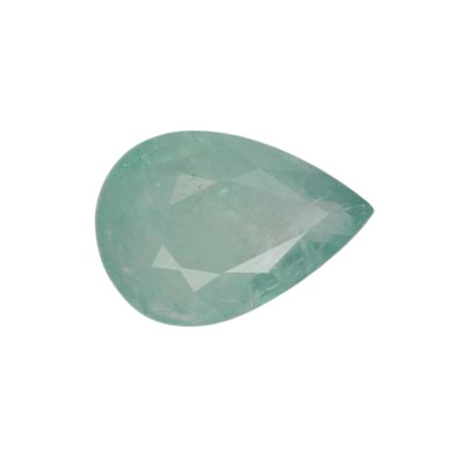 2.37 carat Blue Green Grandidierite Gemstone, Pear Shape loose Grandidierite from Madagascar, Natural Untreated Gem, 10.8 x 8.3 mm, Appraisal: 70.00