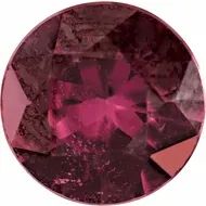 0.28 CT 4 mm Round Diamond-Cut AA Natural Berry Sapphire