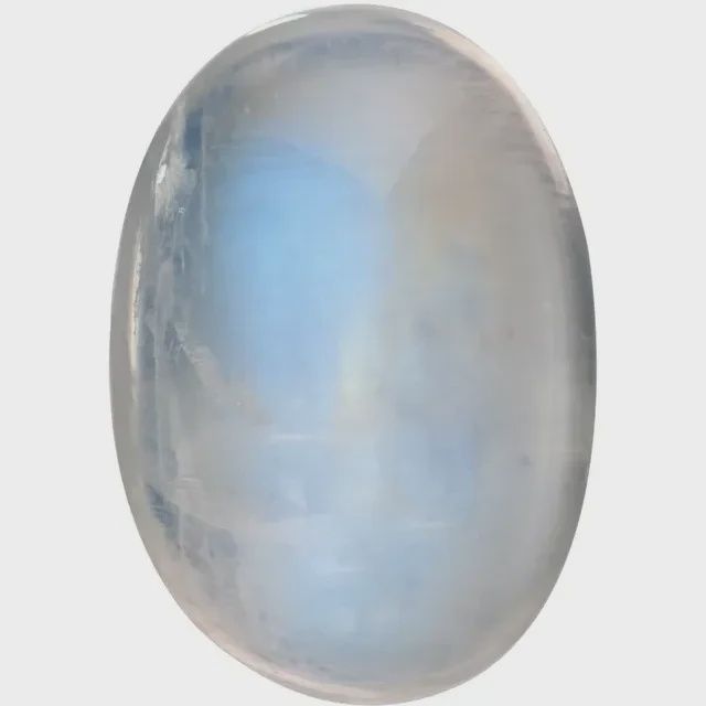 8x6 mm Oval Cabochon AA Rainbow Moonstone, Appraisal: 70.00