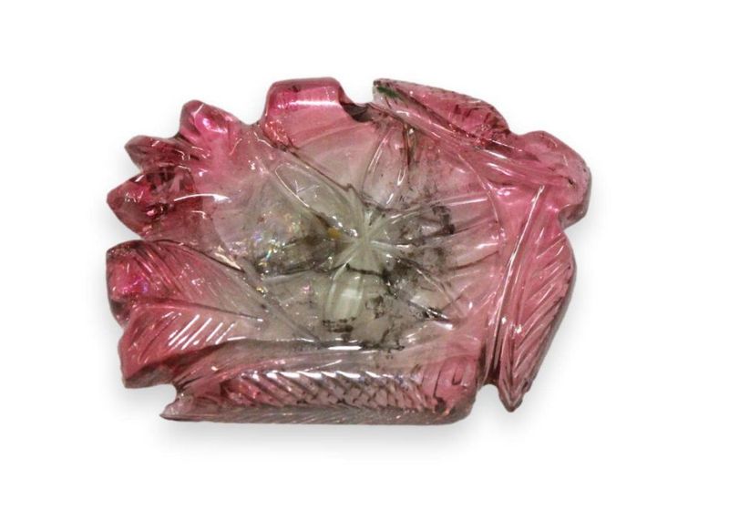 Tourmaline Bi-Color Carving - 18.93 cts.