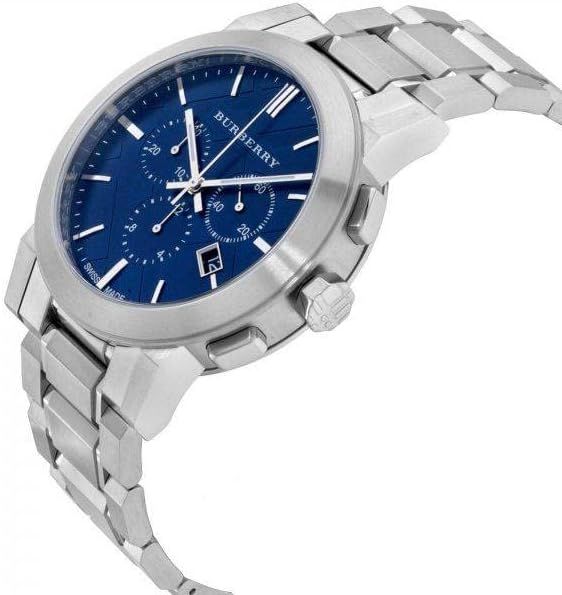 Burberry Men's Watch Chronograph The City 42mm Blue