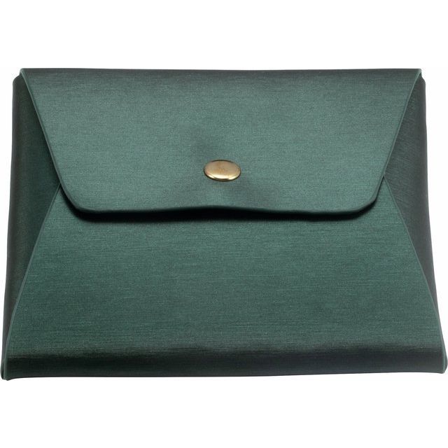 Green Leatherette Multifunctional Travel Case