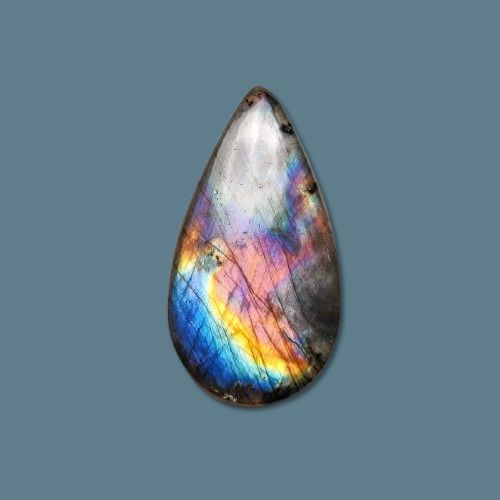 Multi-color Natural Spectrolite 19 carats