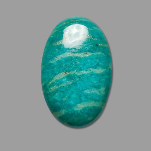 40 Carat Peruvian Amazonite Cabochon 35X23X7 mm From Peru