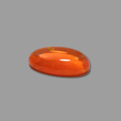 Rare Play of color AA Natural Orange Mexican Fire Opal 3.5ct