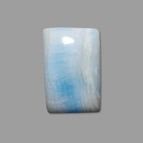 75 carat Blue Aragonite Cabochon
