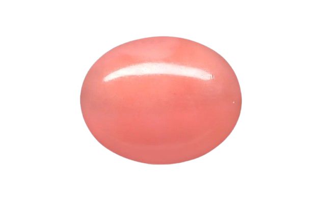 9x7 mm Oval Cabochon Natural Pink Coral