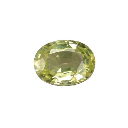 1.20ct Natural Yellow Chrysoberyl, Oval Cut, 7.8x5.8 mm