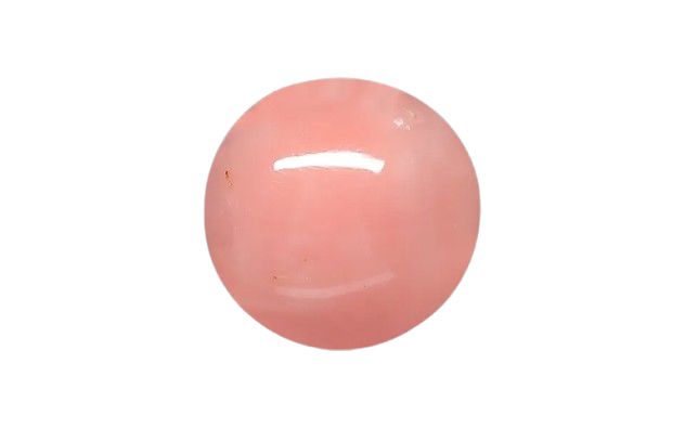 7 mm Round Cabochon Natural Pink Coral