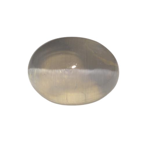 1.72ct Yellow Sillimanite Cat's Eye, Oval Cut, 7.6x5.8 mm