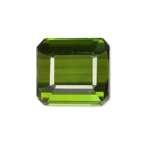 Green Tourmaline 1.01ct Mixed Step Cut (N) Heated Origin Brazil