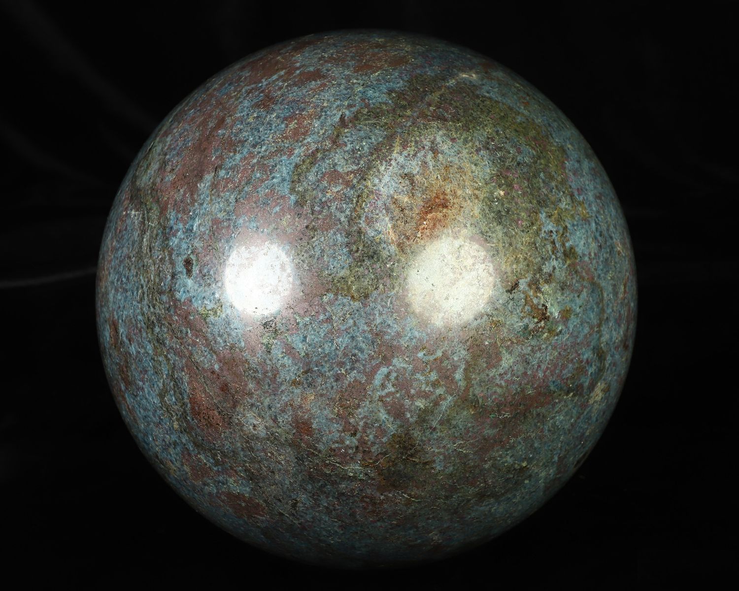 11.2" Ruby in Kyanite Sphere