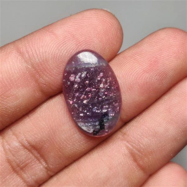 Bloodshot Iolite Sunstone Cabochon