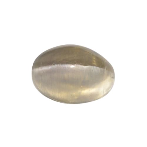 1.30ct Brown Sillimanite Cat's Eye, Oval Cut, 7x5.1 mm