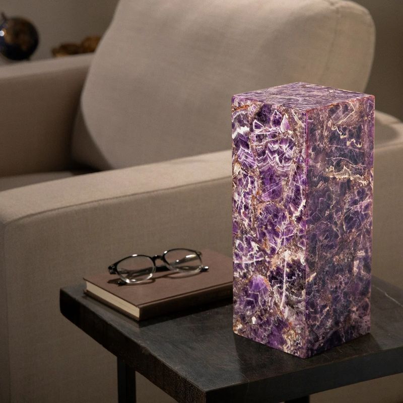 Amethyst Light Tower - 12 in