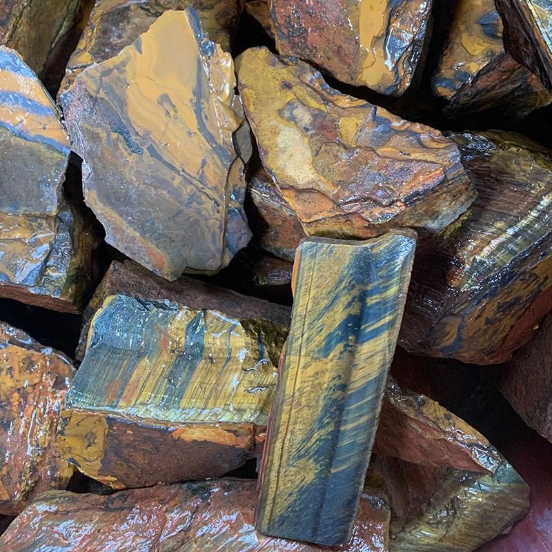 Variegated Tiger Eye Lapidary Rough