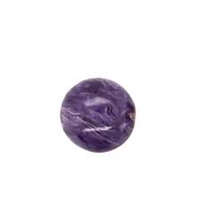 8.00 X 8.00 mm Natural Medium Violet Charoite, Round, Opaque