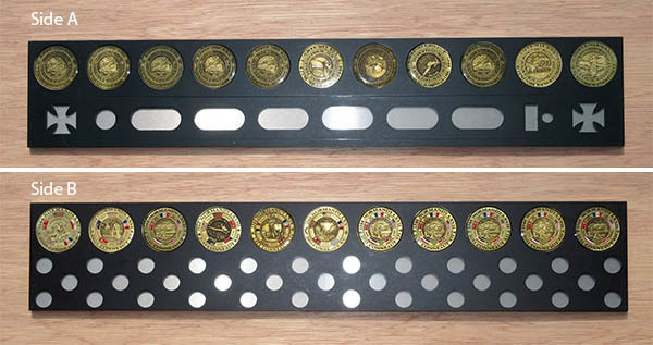 D-Day Challenge Coin Display Holder
