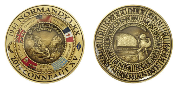 2014  D-Day Conneaut Challenge  Coin