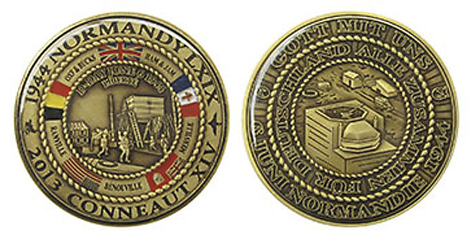2013  D-Day Conneaut Challenge  Coin