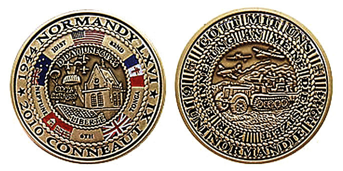 2010  D-Day Conneaut Challenge  Coin