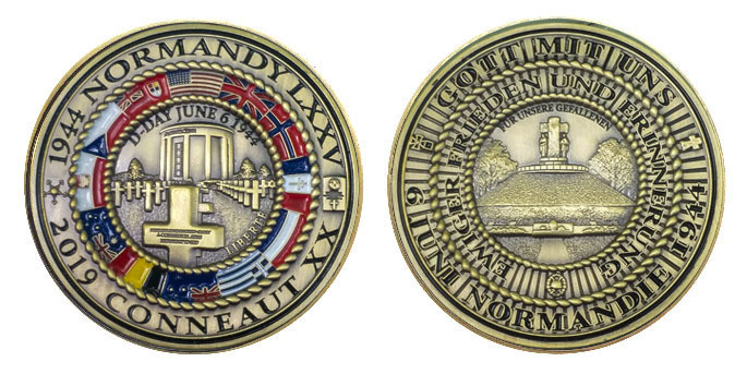 2019  D-Day Conneaut Challenge  Coin
