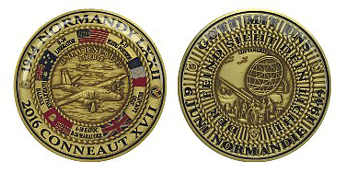 2016  D-Day Conneaut Challenge  Coin