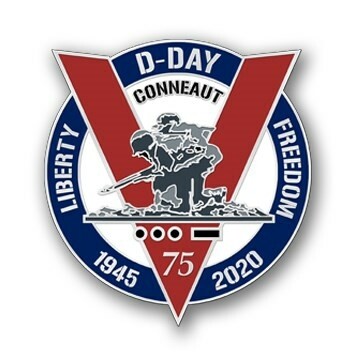 2020 D-Day Conneaut Enameled Pin