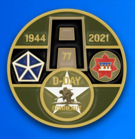 2021 D-Day Conneaut Enameled Pin