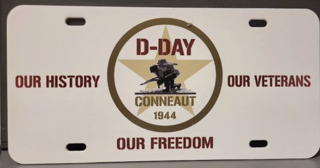2024 D-Day License Plate