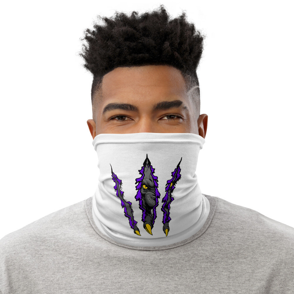 Panther Ripped Face Covering - White