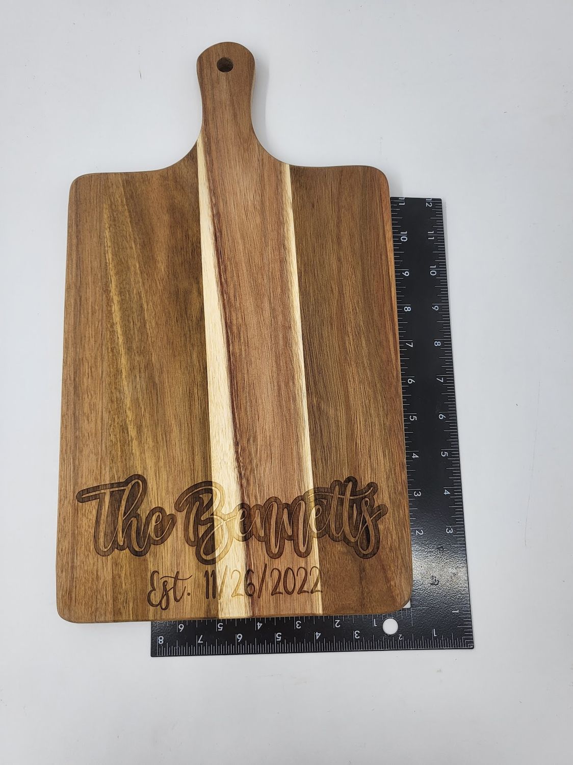** SALE PRICE** Cutting Board with Name Engraved at the Bottom