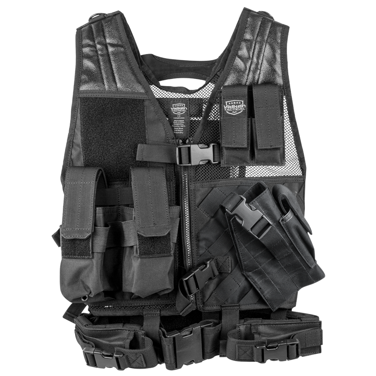 Valken Crossdraw Vest- Youth-Black