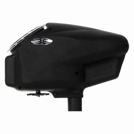 Halo Too Paintball Loader Black with Built-In Rip Drive