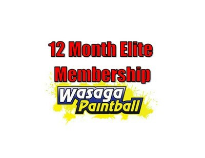 12 Month Elite Paintball Membership