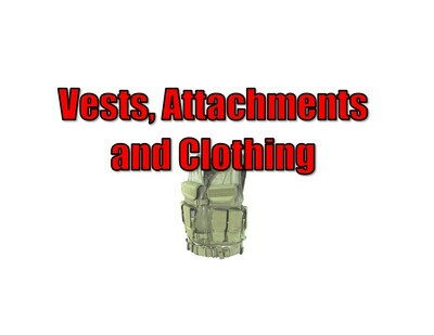 Vests, Attachments and Clothing
