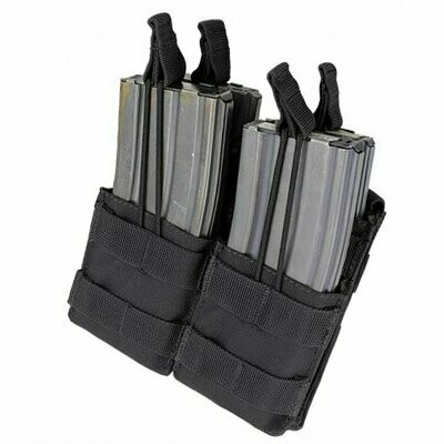 Condor Double Stacker M4 Mag Pouch - Black